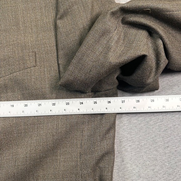 Lauren Ralph Lauren Sport Coat Blazer Mens 50R Brown Silk Wool Blend Herringbone - Picture 5 of 12